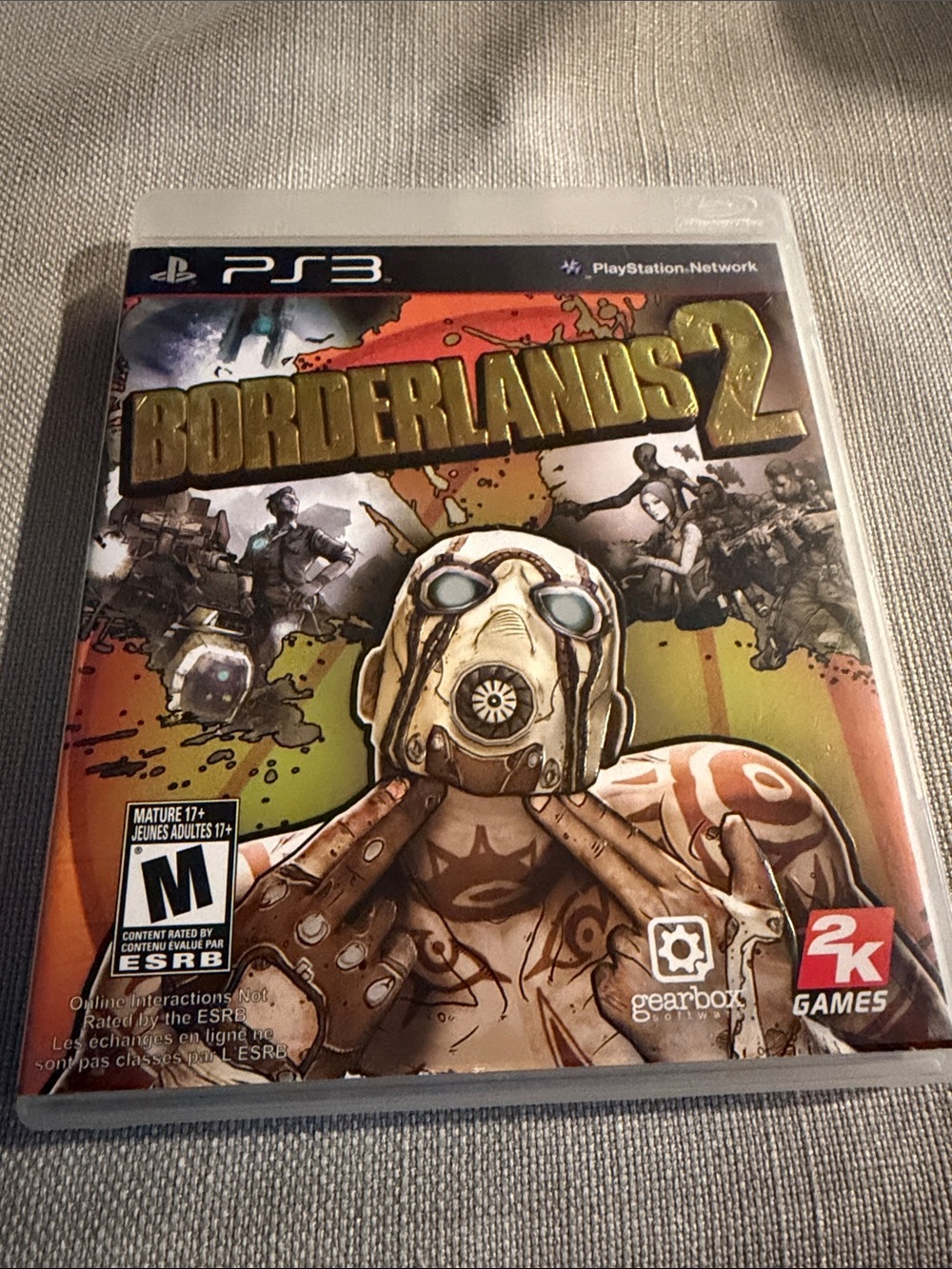 Borderlands 2 PS3 Game - Orange & Yellow Cover Art